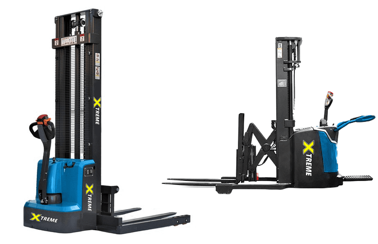 Reach and Straddle Stacker